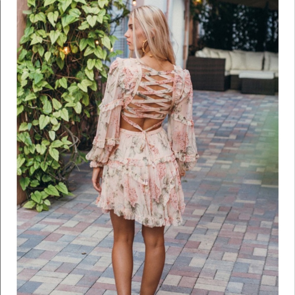 Zimmerman prima floating cutout dress